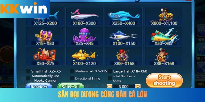 Săn đại dương cùng đàn cá lớn